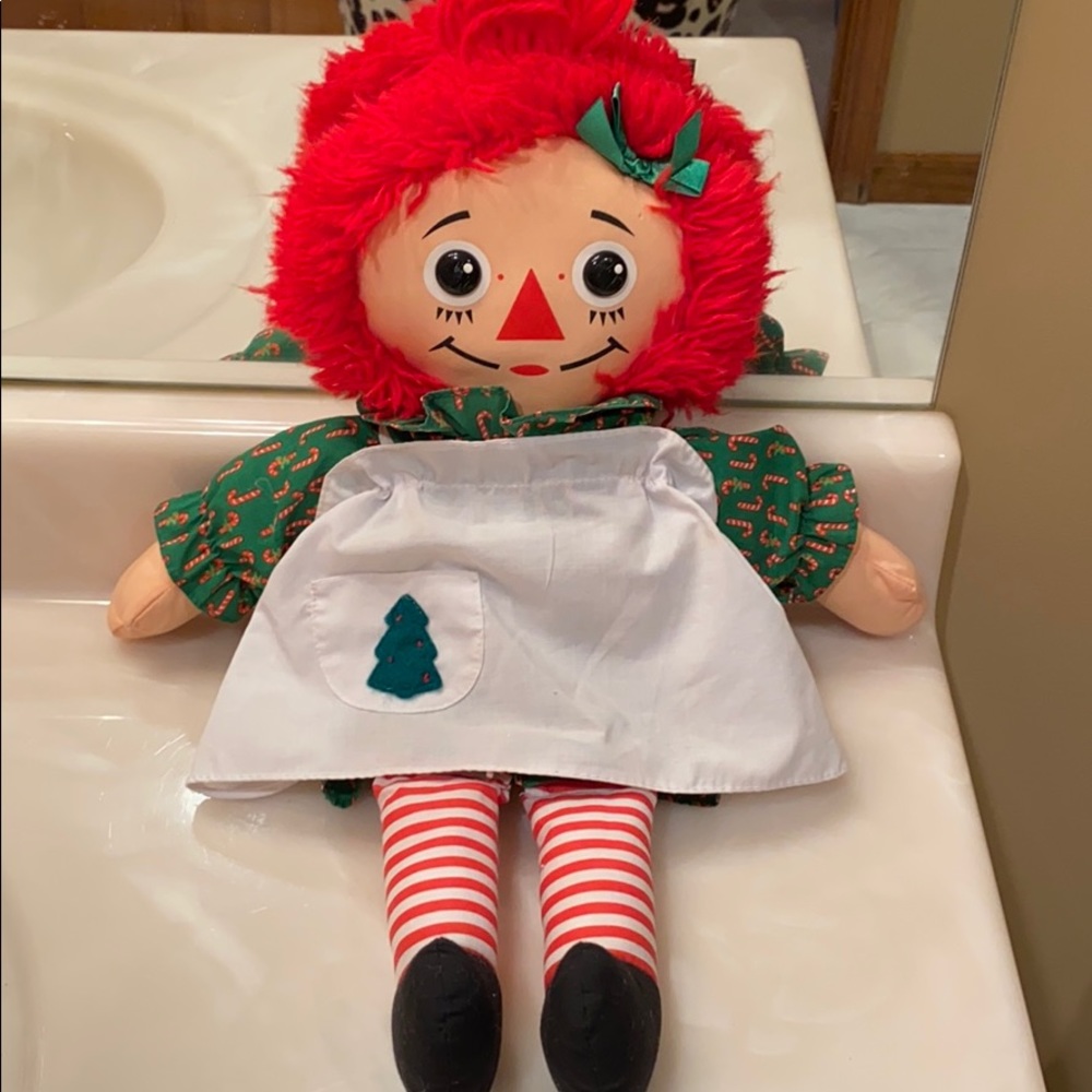 Vintage Christmas Raggedy Ann from Playskool